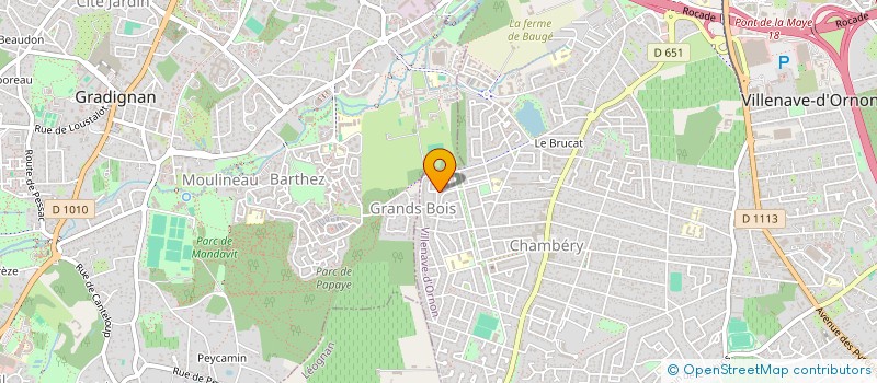 localisation de l'entreprise MONSIEUR JEAN LAGORCE  VILLENAVE-D'ORNON