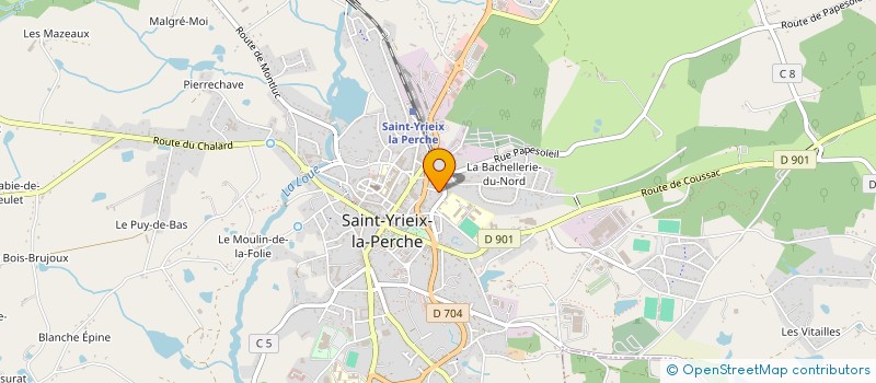 localisation de l'entreprise MONSIEUR JEAN LAGORSE à SAINT-YRIEIX-LA-PERCHE