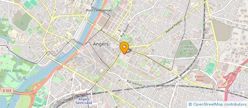 localisation de l'entreprise MONSIEUR JEAN LAGOUCHE à ANGERS