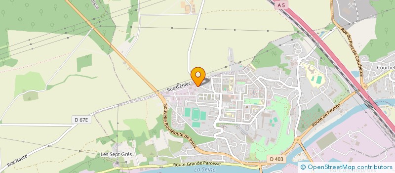 localisation de l'entreprise MONSIEUR JEAN LAGUERRE  MONTEREAU-FAULT-YONNE