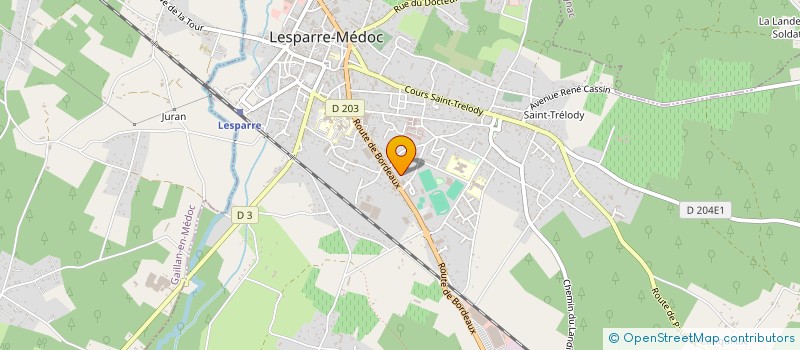 localisation de l'entreprise MONSIEUR JEAN LAGUNE  LESPARRE-MEDOC