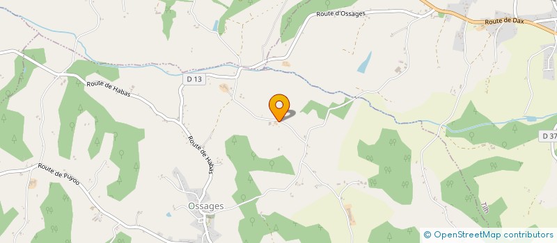 localisation de l'entreprise MONSIEUR JEAN LAHITTE  OSSAGES
