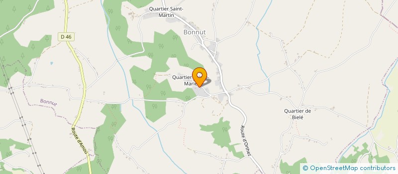 localisation de l'entreprise MONSIEUR JEAN LAHITTETE  CASTETIS