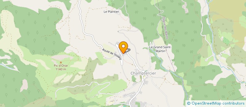 localisation de l'entreprise MONSIEUR JEAN LAHOUTTE à CHAMPTERCIER