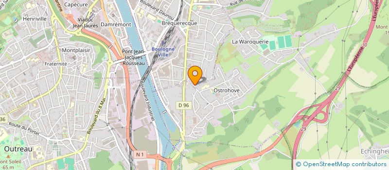 localisation de l'entreprise MONSIEUR JEAN LAIDEZ  BOULOGNE-SUR-MER