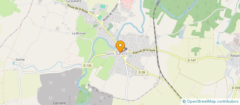 localisation de l'entreprise MONSIEUR JEAN LAIDIN  SAINT-VARENT