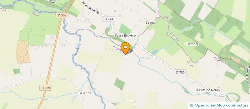 localisation de l'entreprise MONSIEUR JEAN LAIGNEL à PUTANGES-LE-LAC