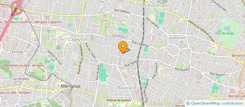 localisation de l'entreprise MONSIEUR JEAN LAISNEY à BORDEAUX