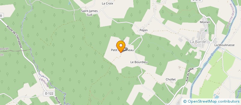 localisation de l'entreprise MONSIEUR JEAN LALISTE  LA BARDE