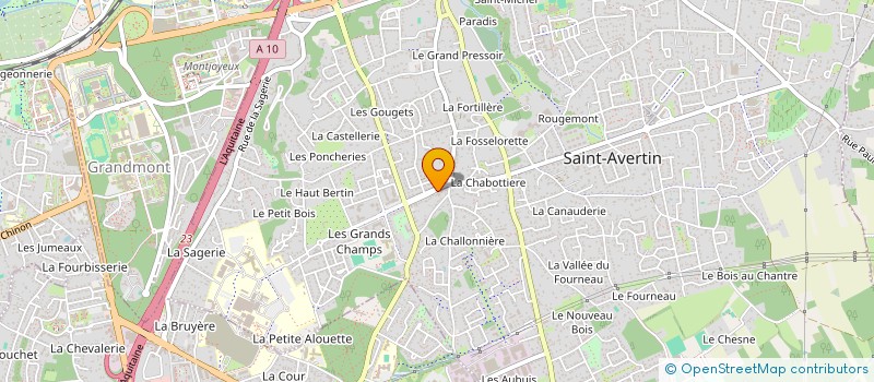 localisation de l'entreprise MONSIEUR JEAN LALLE  SAINT-AVERTIN