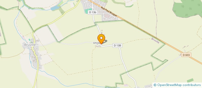 localisation de l'entreprise MONSIEUR JEAN LALLIER  BRUVILLE