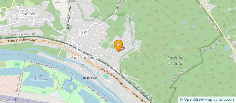 localisation de l'entreprise MONSIEUR JEAN LALOUX  VAUX-SUR-SEINE