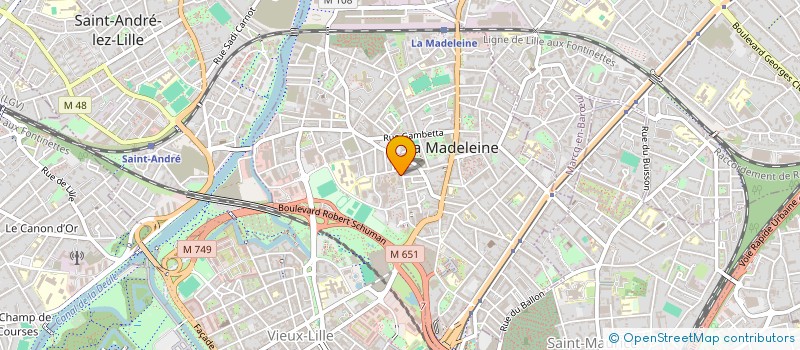 localisation de l'entreprise MONSIEUR JEAN LALOY à LA MADELEINE