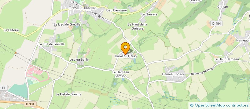 localisation de l'entreprise MONSIEUR JEAN LALOY  LA HAGUE