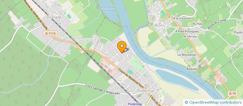 localisation de l'entreprise MONSIEUR JEAN LAMAISON  PODENSAC