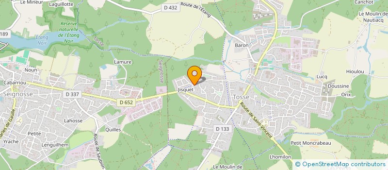 localisation de l'entreprise MONSIEUR JEAN LAMAISON  TOSSE