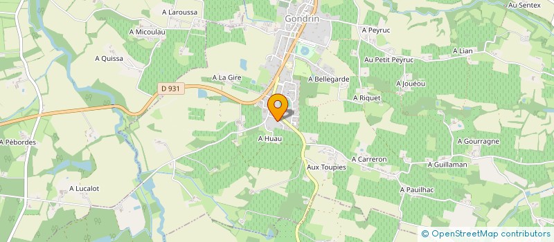 localisation de l'entreprise MONSIEUR JEAN LAMARQUE à LAGRAULET-DU-GERS