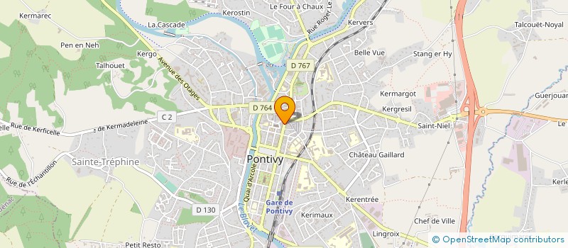 localisation de l'entreprise MONSIEUR JEAN LAMBERT  PONTIVY