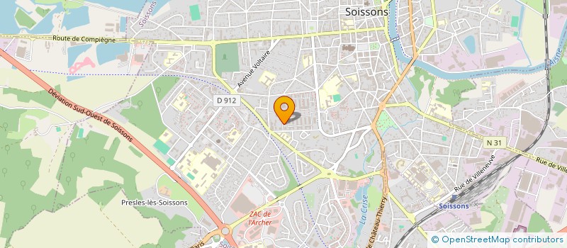 localisation de l'entreprise MONSIEUR JEAN LAMBERT à SOISSONS