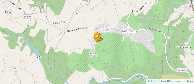 localisation de l'entreprise MONSIEUR JEAN LAMBERT  TALENCIEUX