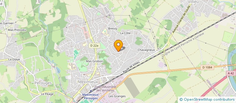 localisation de l'entreprise MONSIEUR JEAN LAMBERT à MEXIMIEUX