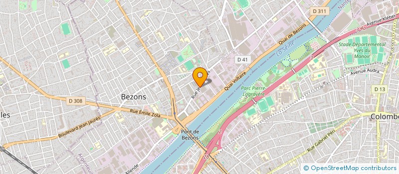 localisation de l'entreprise MONSIEUR JEAN LAMBERT à BEZONS