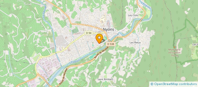 localisation de l'entreprise MONSIEUR JEAN LAMBERTIN à NYONS