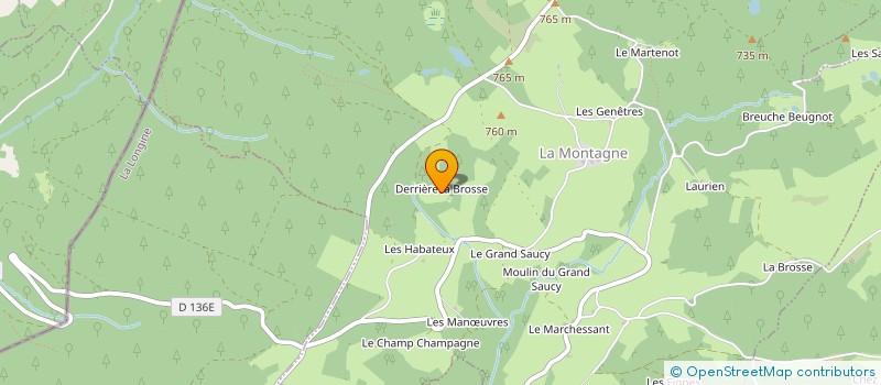 localisation de l'entreprise MONSIEUR JEAN LAMBOLEY  LA MONTAGNE