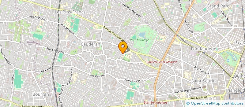 localisation de l'entreprise MONSIEUR JEAN LAMIRE à BORDEAUX