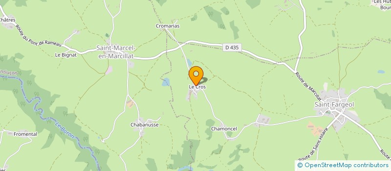 localisation de l'entreprise MONSIEUR JEAN LAMOINE  SAINT-FARGEOL