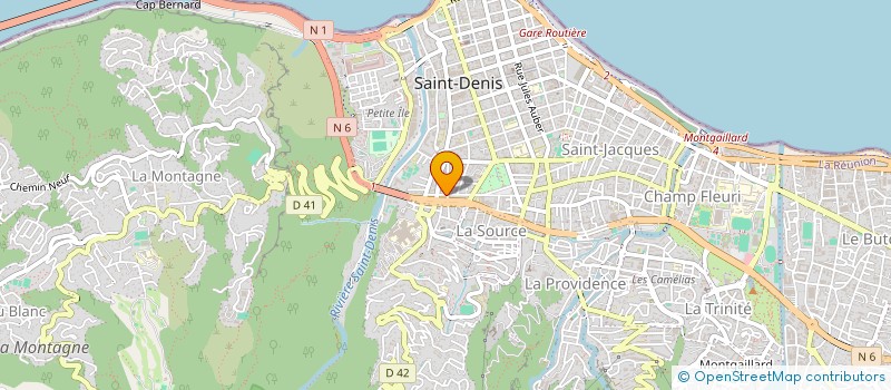 localisation de l'entreprise MONSIEUR JEAN LAMONERIE à SAINT-DENIS