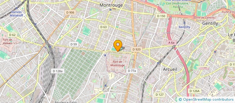 localisation de l'entreprise MONSIEUR JEAN LAMOOT  MONTROUGE