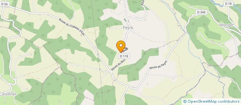 localisation de l'entreprise MONSIEUR JEAN LAMORERE  HAGETMAU