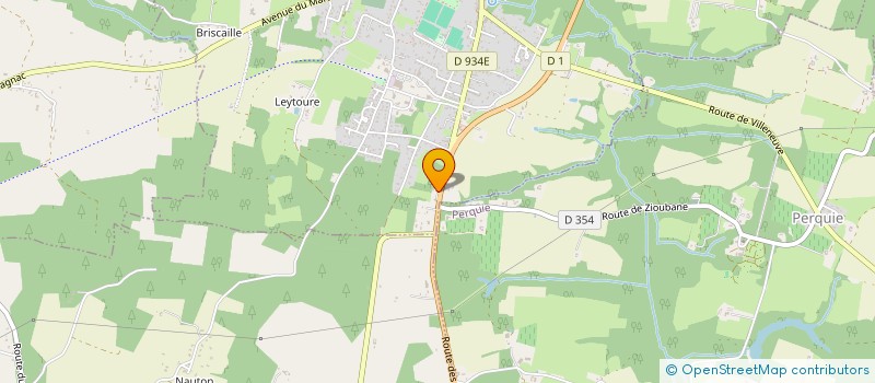 localisation de l'entreprise MONSIEUR JEAN LAMOTHE  HONTANX