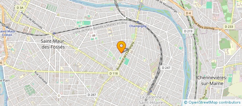 localisation de l'entreprise MONSIEUR JEAN LAMOTHE à SAINT-MAUR-DES-FOSSES