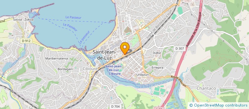 localisation de l'entreprise MONSIEUR JEAN LAMOTHE  SAINT-JEAN-DE-LUZ