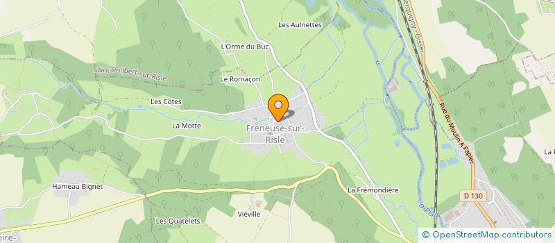 localisation de l'entreprise MONSIEUR JEAN LAMOTTE  FRENEUSE-SUR-RISLE