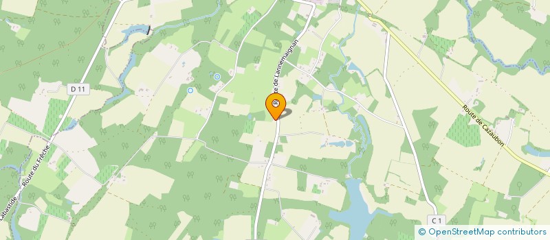 localisation de l'entreprise MONSIEUR JEAN LAMOULIE  VIELLE-SOUBIRAN