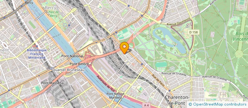 localisation de l'entreprise MONSIEUR JEAN LAMOUR  CHARENTON-LE-PONT