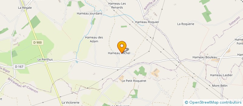 localisation de l'entreprise MONSIEUR JEAN LAMPERIERE  RAUVILLE-LA-BIGOT