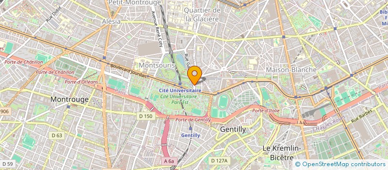 localisation de l'entreprise MONSIEUR JEAN LAMY  PARIS 14