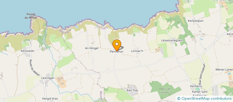 localisation de l'entreprise MONSIEUR JEAN LANCELOT à POULLAN-SUR-MER