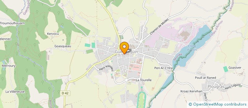 localisation de l'entreprise MONSIEUR JEAN LANCIEN  GUERLESQUIN