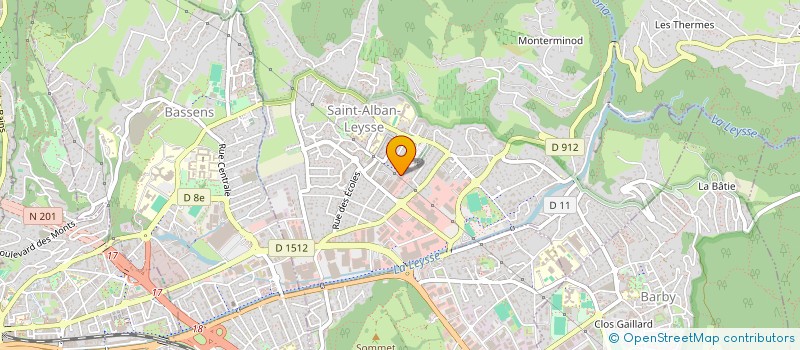 localisation de l'entreprise MONSIEUR JEAN LANDAUER  SAINT-ALBAN-LEYSSE