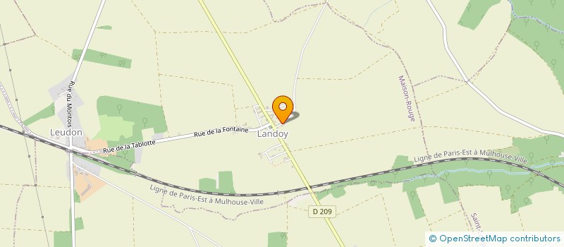 localisation de l'entreprise MONSIEUR JEAN-LANDRY VANNIER  MAISON-ROUGE