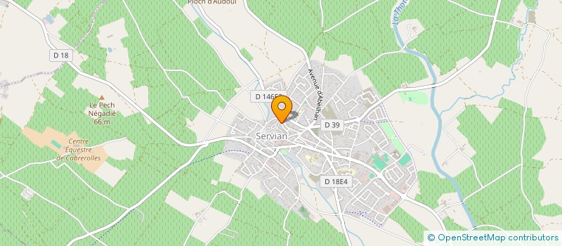 localisation de l'entreprise MONSIEUR JEAN LANET à SERVIAN