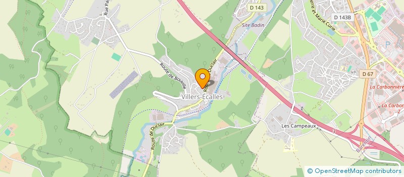 localisation de l'entreprise MONSIEUR JEAN LANGLOIS  VILLERS-ECALLES