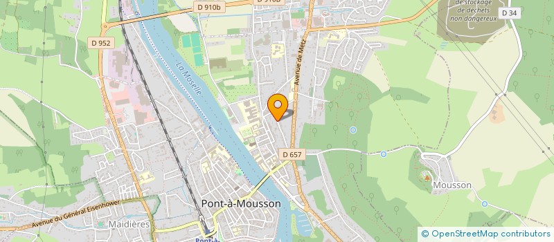 localisation de l'entreprise MONSIEUR JEAN LANNO  PONT-A-MOUSSON