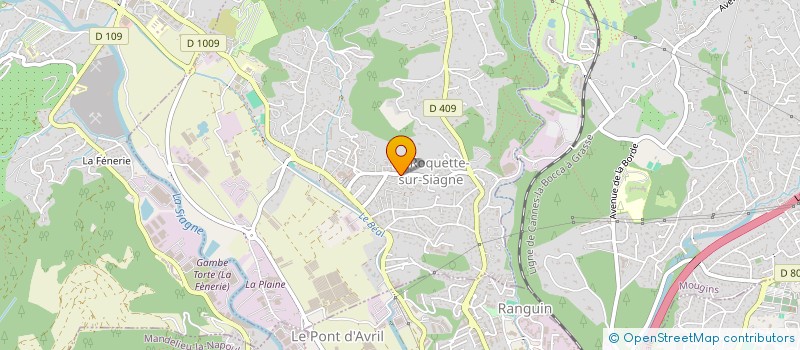 localisation de l'entreprise MONSIEUR JEAN LANOVSKY à LA ROQUETTE-SUR-SIAGNE