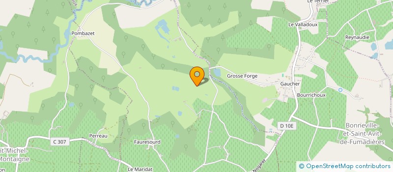 localisation de l'entreprise MONSIEUR JEAN LANSADE  MONTCARET